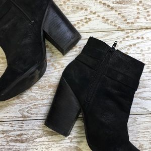 Lucky brand black booties
